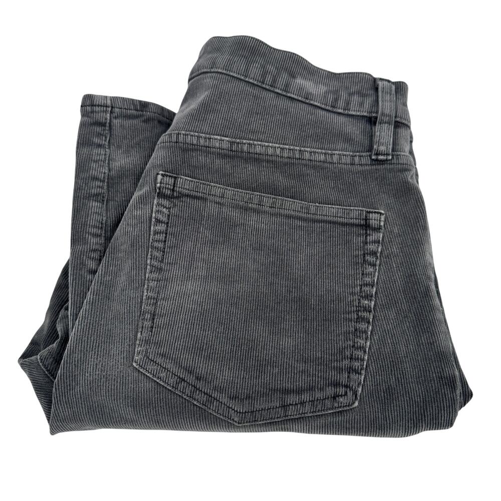 J Crew Corduroy Pants Womens 29 (30x28 ACTUAL) Gray Vintage Straight Academia